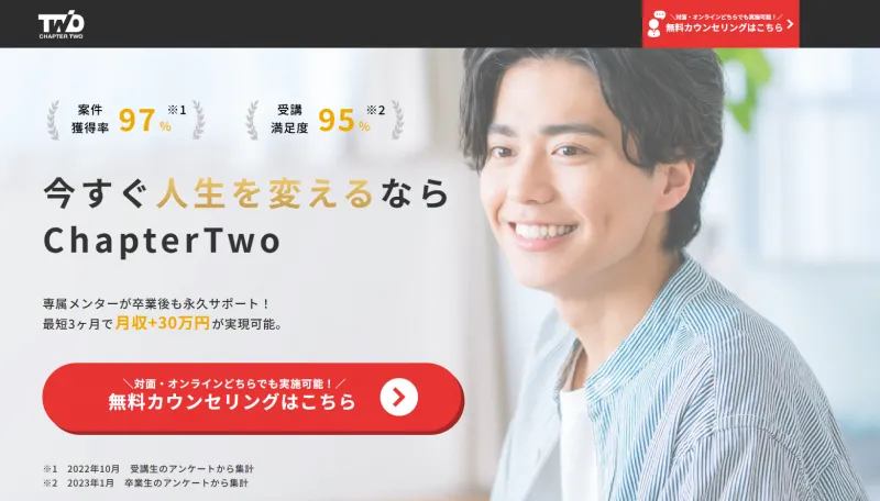 chapter twoのホームページ