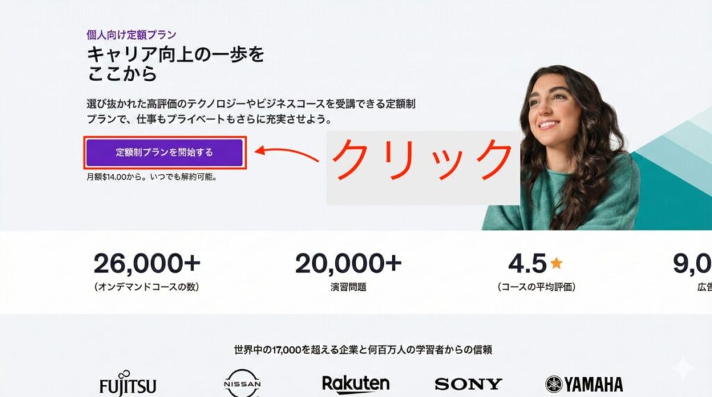 サブスク登録方法1step